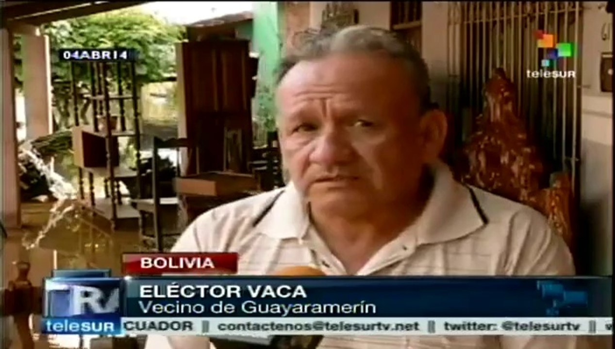 Guayaramerín, Bolivia, sufre la peor inundación de su historia