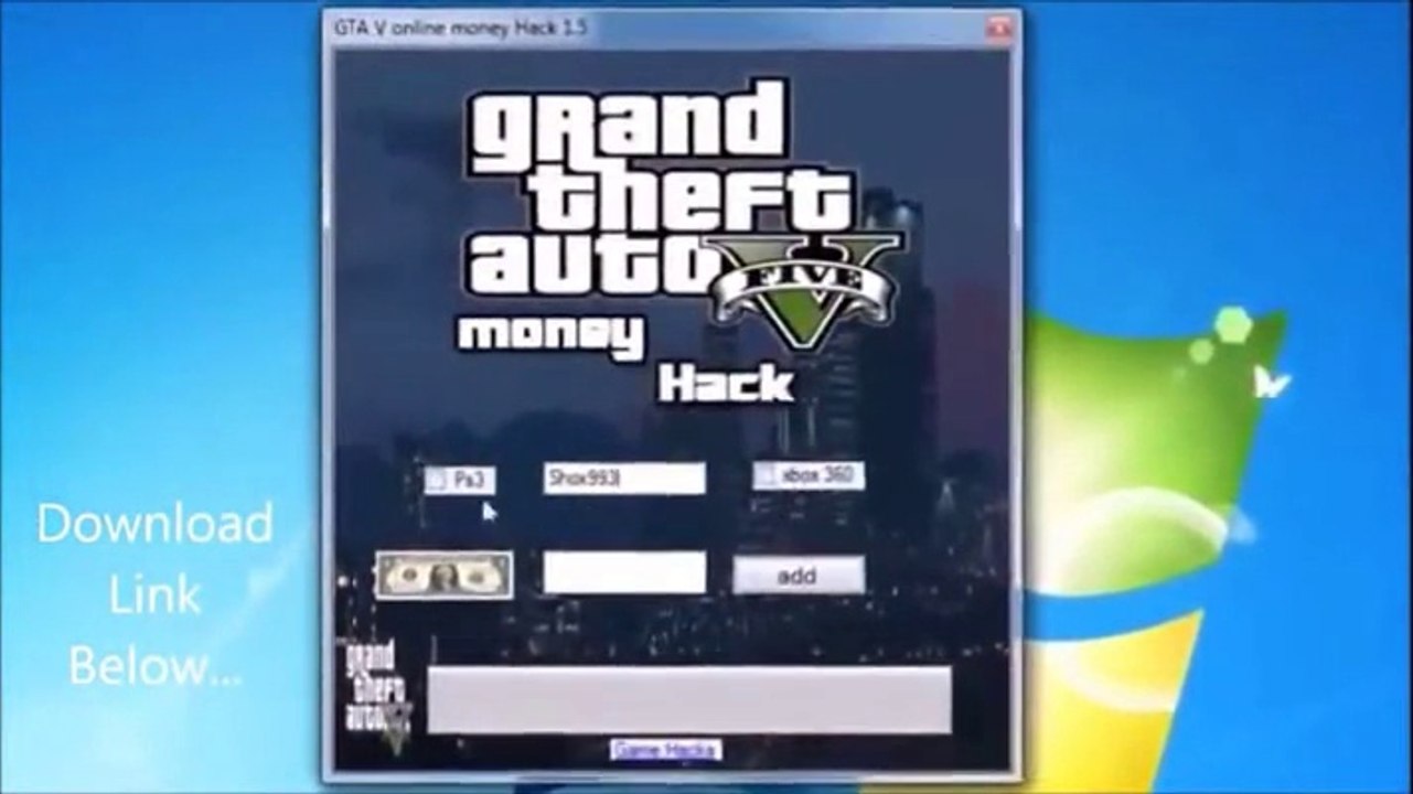 GTA 5 Money Hack Pirater Argent April 2014