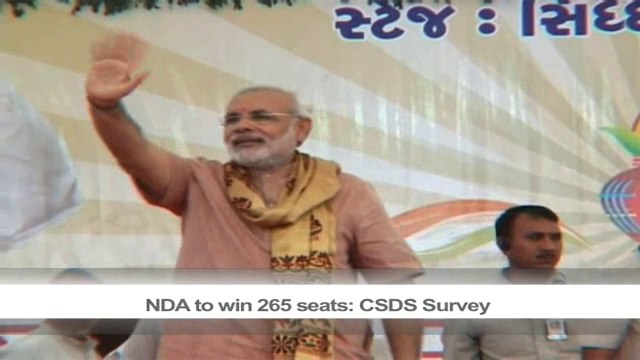 NDA to win 265 seats- CSDS Survey2