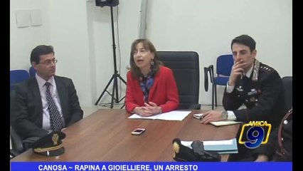 Canosa | Rapina a gioielliere, un arresto
