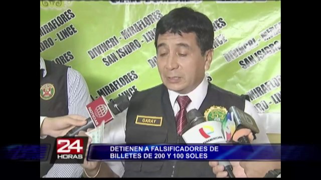 Miraflores: desarticulan banda de falsificadores de billetes