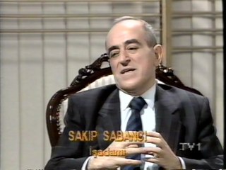 128-TV1 Sakıp Sabancı Din ve Ahlak Konuşması