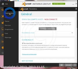 Avast activer la détection des PUPs/LPIs
