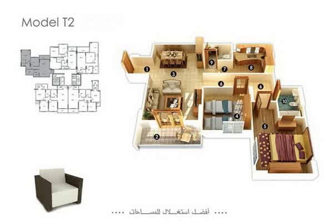 Maadi Sundry Compound Fully Finished Apartment  For Sale