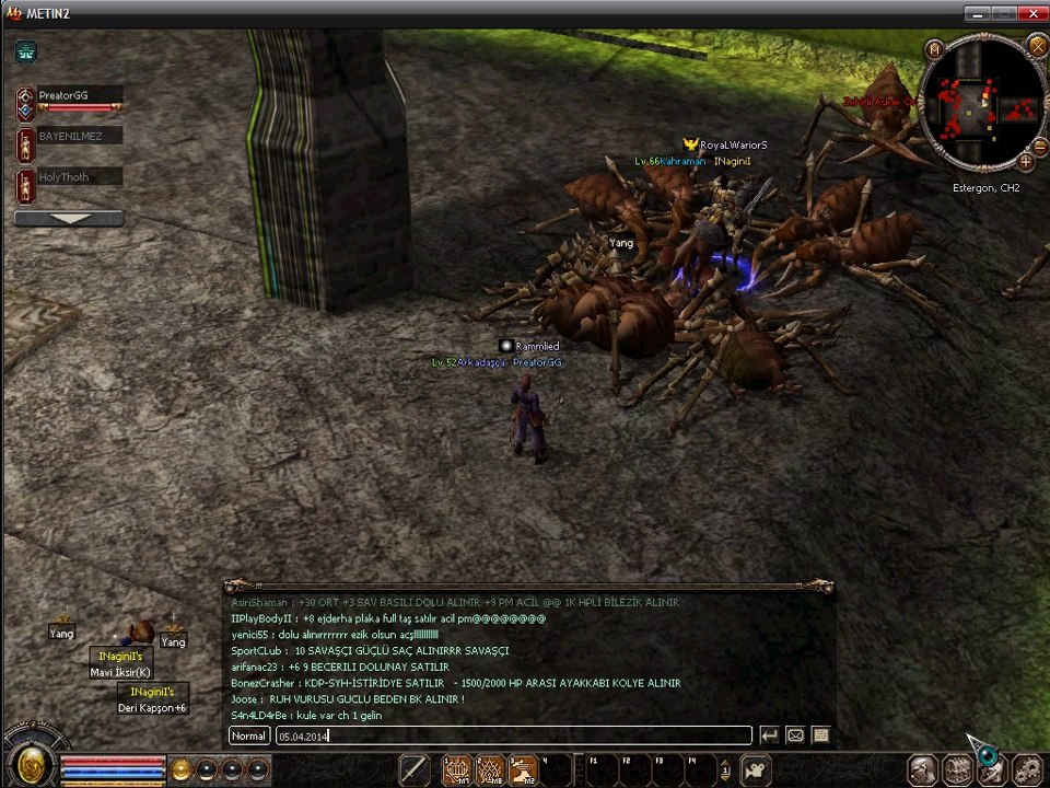 Estergon INaginiI Hile kullanımı