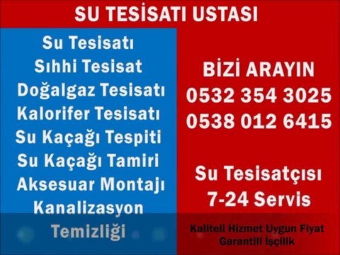 KÜÇÜKÇEKMECE Su Tesisatçısı Ustası ☎️ 0532-5542988 ☎️ Sıcak & Soğuk Su Tesisatı, Su Kaçağı+Sızıntısı Tespiti+Bulma+Tamiri
