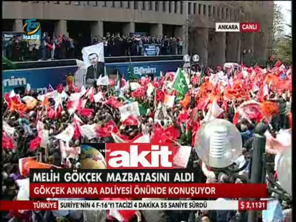 Melik Gökçek Halka Hitap Etti