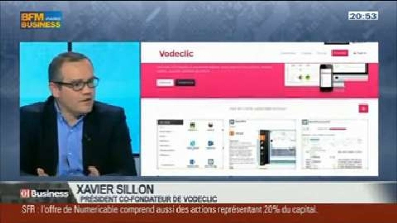 Chroniques et Coup de pouce à une start-up: Vodeclic, dans 01Business - 05/04 4/4