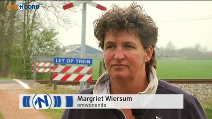Onbewaakte spoorwegovergang niet meer van deze tijd - RTV Noord