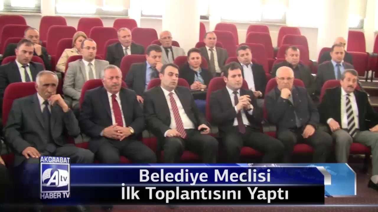 Akçaabat Belediye Meclisi İlk Toplantısını Yaptı