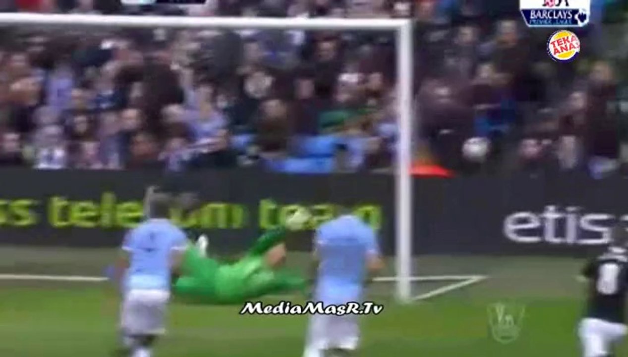 أهداف مباراة مانشستر سيتي 4-1 ساوثهامتون - الجولة 33 - 5/4/2014
