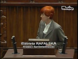 Poseł Elżbieta Rafalska - Wystąpienie z dnia 04 kwietnia 2014 roku.