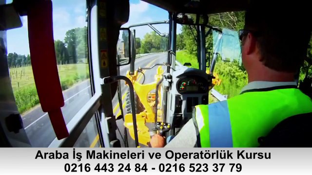 Araba İş Makineleri ve Operatörlük Kursu - GREYDER OPERATÖR BELGESİ