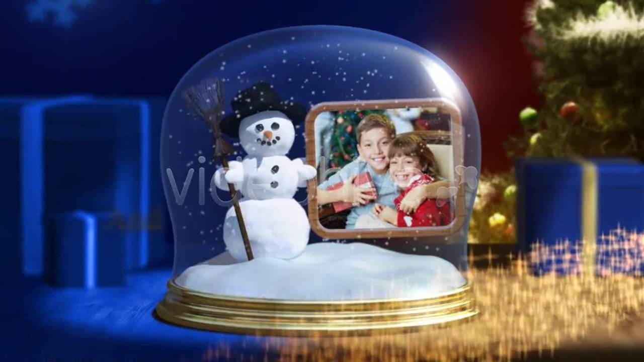 Christmas Snow Globe - After Effects Template