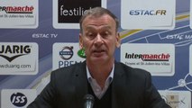 Conférence de presse ESTAC Troyes - Stade Brestois 29 (0-2) : Jean-Marc FURLAN (ESTAC) - Alex  DUPONT (SB29) - 2013/2014