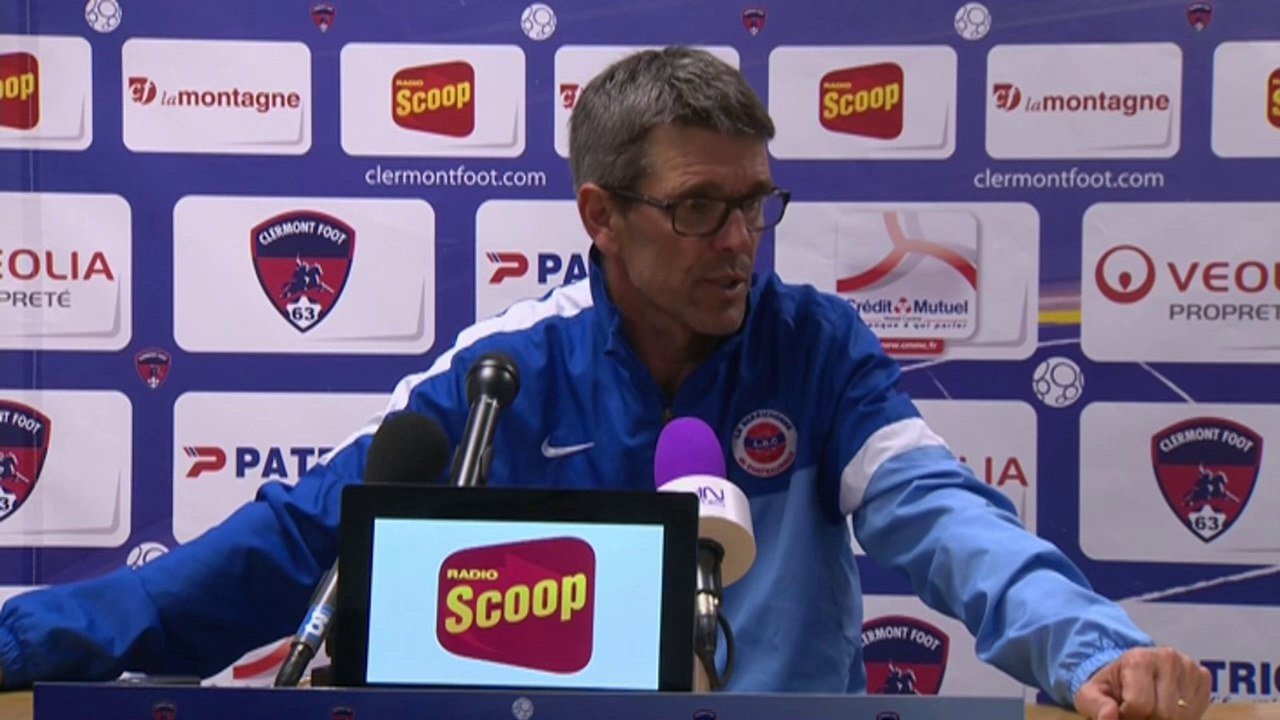Conférence de presse Clermont Foot - Châteauroux (1-1) : Régis BROUARD (CF63) - Jean-Louis GARCIA (LBC) - 2013/2014