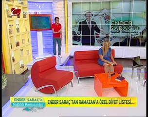 "Gün Gün Diyet Listesi" ( Ender Saraçla Sağlıklı Ramazanlar)