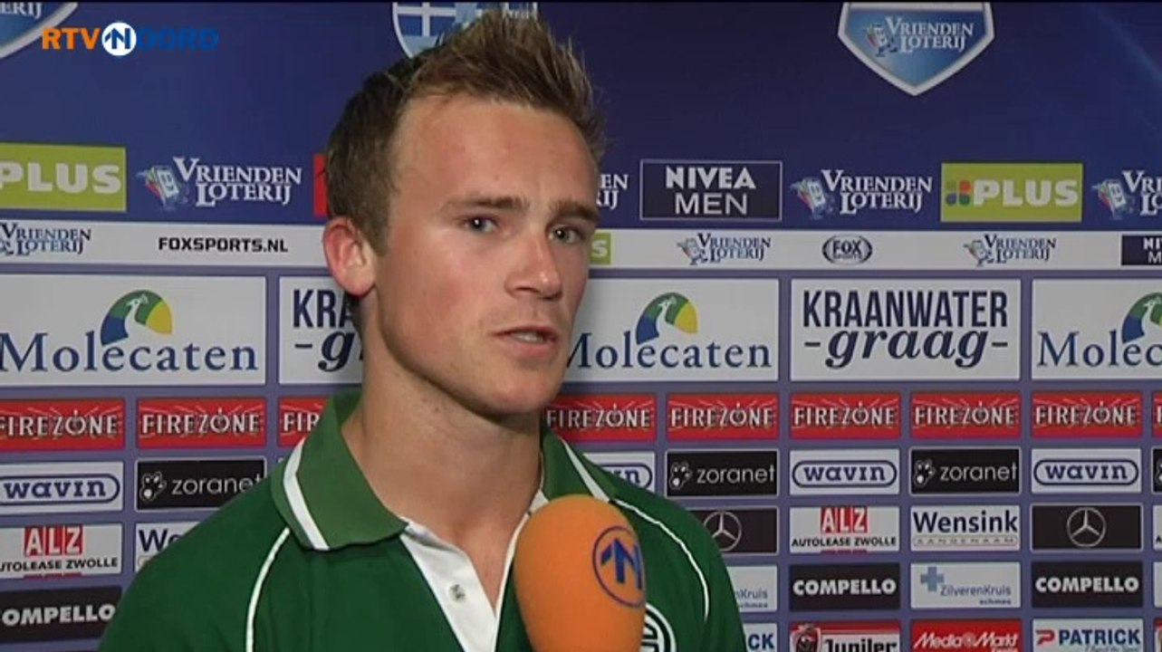 Maikel Kieftenbeld: Dan maar een keer minder mooi, maar wel effectief - RTV Noord