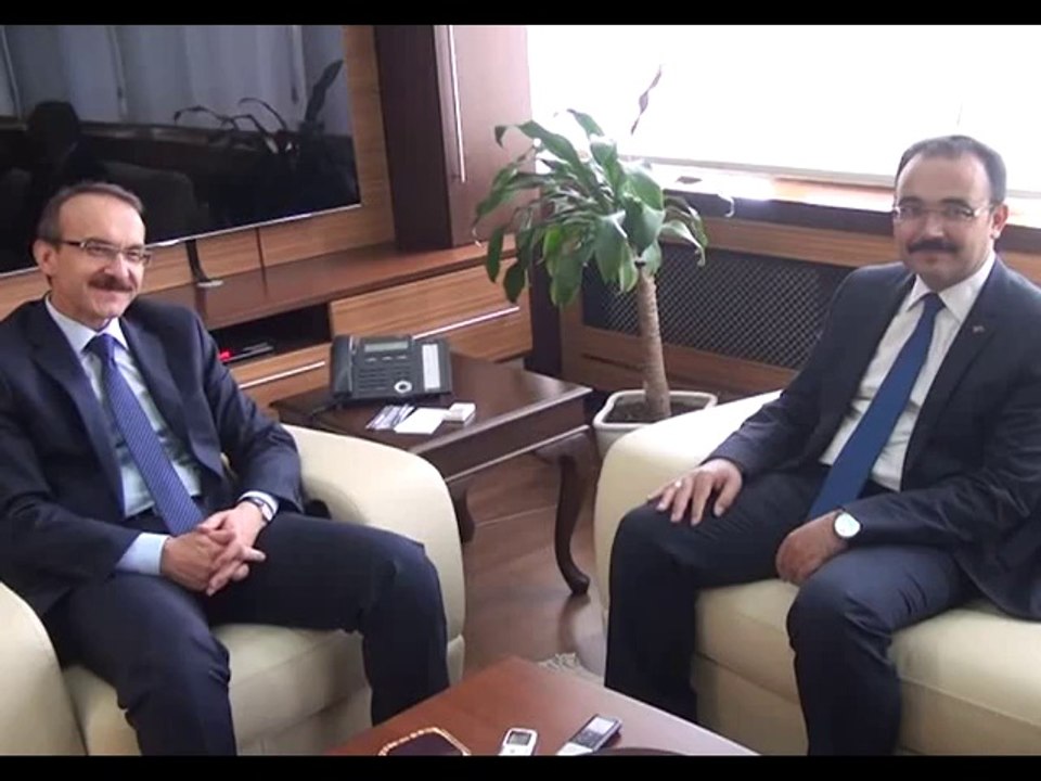 NURULLAH CAHAN, UŞAK VALİLİĞİ'Nİ ZİYARET ETTİ