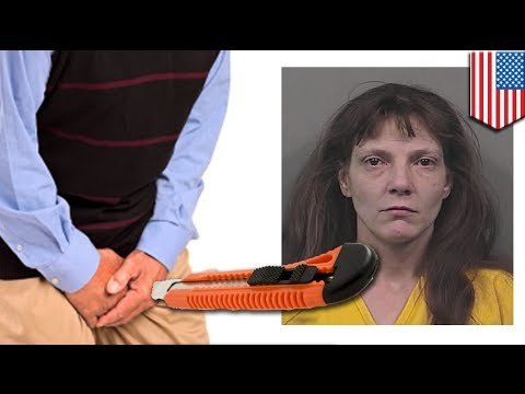Indiana woman cuts man's junk with box cutter