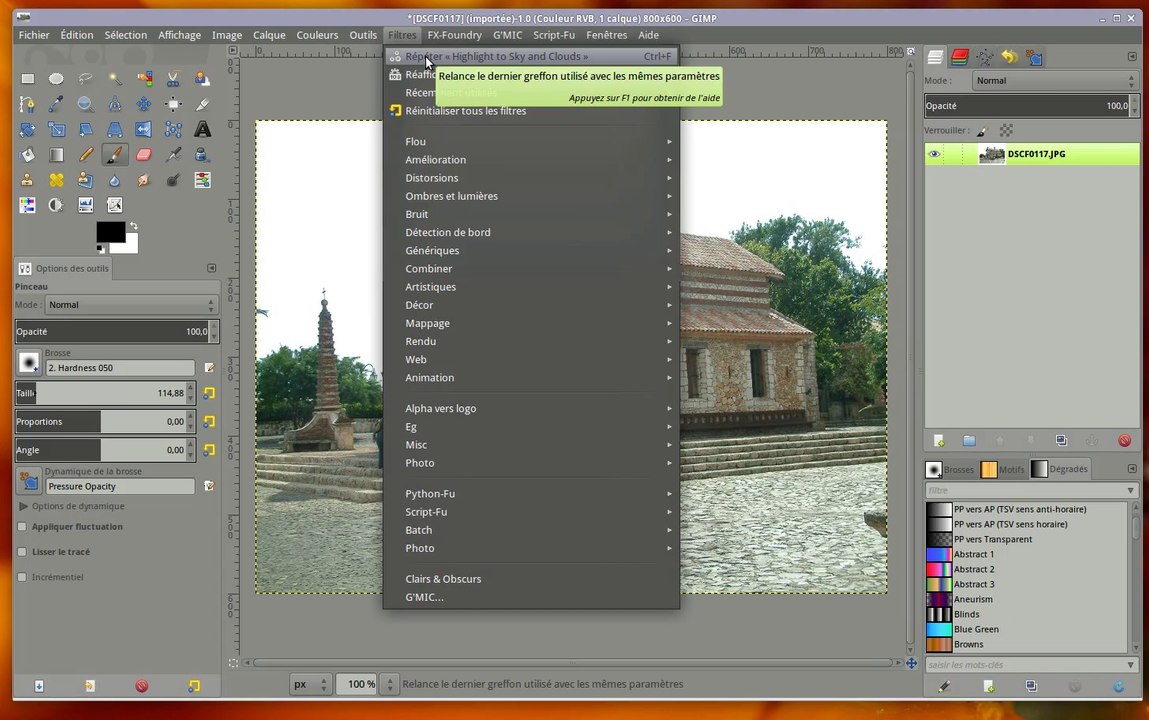 Tutoriel gimp-ciel