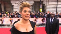 Kate Upton Cleavage and Cameron Diaz In Leather At Premiere