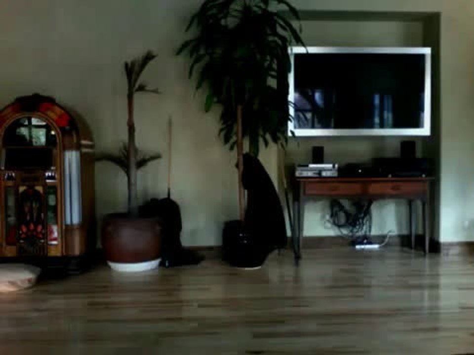 Girl falls while dancing