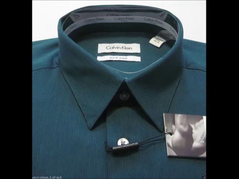 Calvin Klein Men's Non-Iron Slim-Fit Dress Shirt