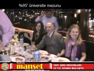 1 - Ş M G 1981 Mezunları 33 yıl sonra buluştu -