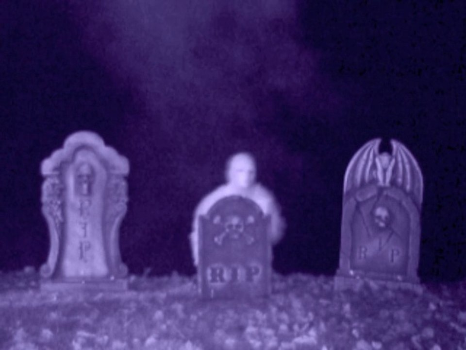 GHASTLY GRAVEYARD GHOST VIDEO