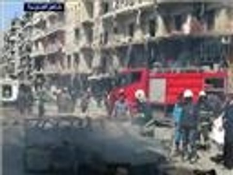 قصف بالبراميل المتفجرة يستهدف حي الشعار بحلب