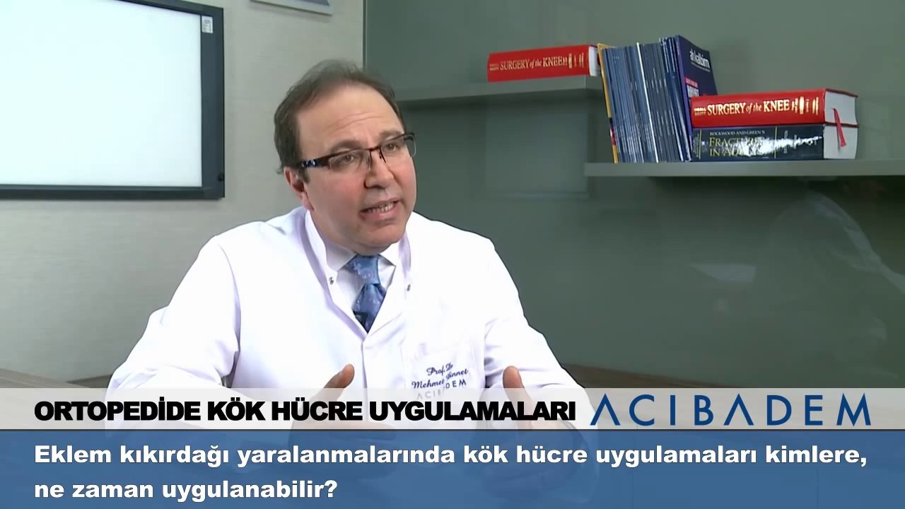 Eklem kıkırdağı yaralanmalarında kök hücre uygulamaları kimlere ne zaman uygulanabilir ?