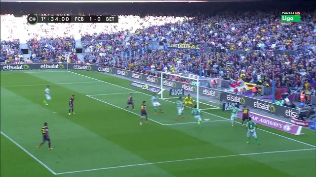 F.C.Barcelona VS Real Betis [Primera Parte Completa][5 de abril de 2014][Spanish]
