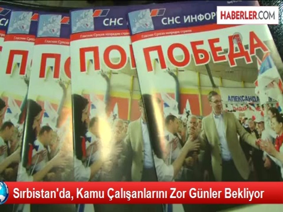 Sırbistan'da, Kamu Çalışanlarını Zor Günler Bekliyor