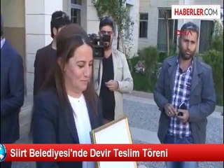 Siirt Belediyesi'nde Devir Teslim Töreni