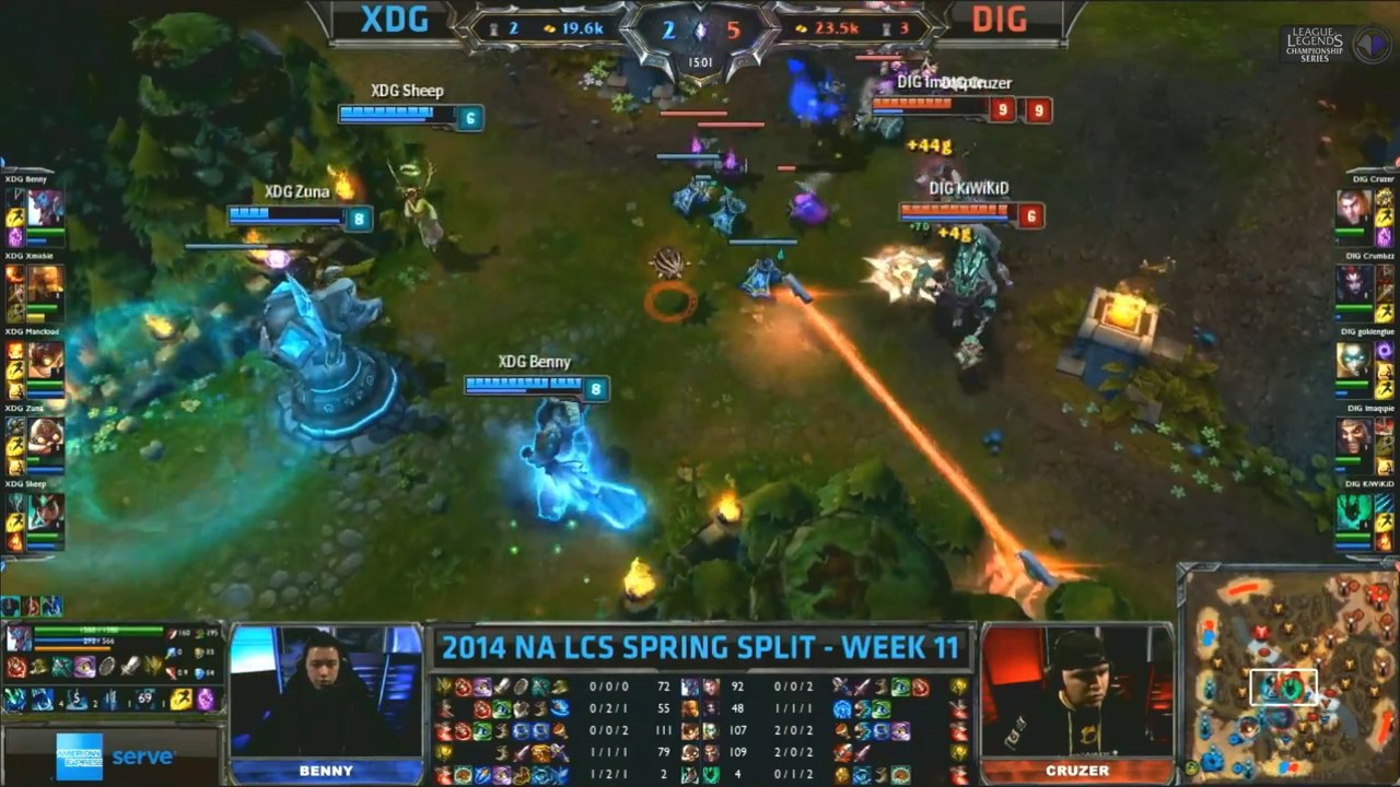 LCS NA W11D2 Game 1 XDG vs DIG