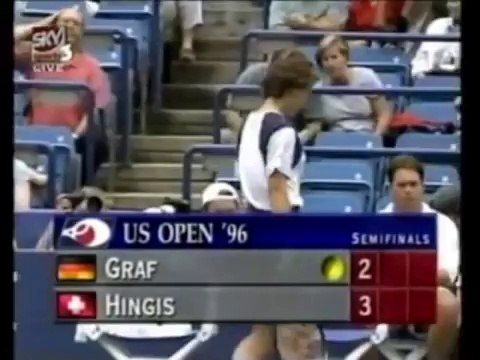 US Open 1996 1/2 FINAL - Steffi Graf vs Martina Hingis FULL MATCH