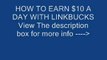 EARN $10 a DAY WITH LinkBucks