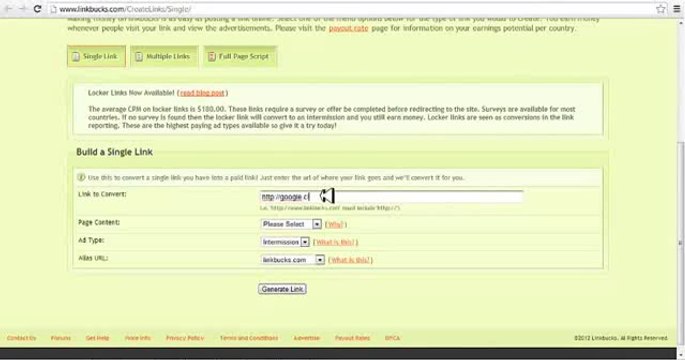 Ganar con Linkbucks Tutorial para Ganar Dinero con Linkbucks 2014