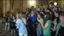 Primer bautizo de un bebé de un matrimonio de lesbianas en Argentina