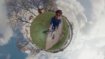 Un timelapse à 360° grâce à 6 GoPro! Création magique...