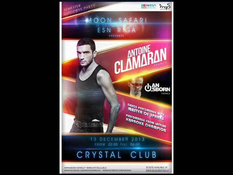 Antoine Clamaran & Ian Osborn @ Crystal Club (Rīga - Latvijā)