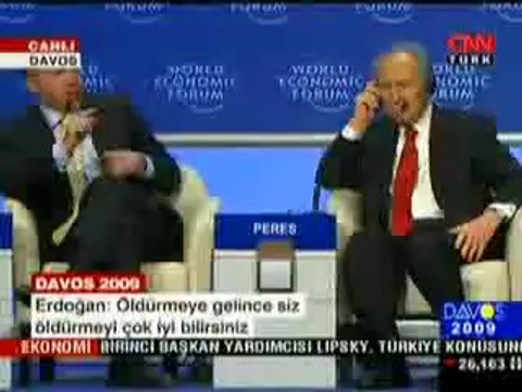 TAYYIP ERDOGAN DAVOS 2009 FORUM KRIZI(ERDOGAN PEREZI GUZEL HASLIYOR HELAL OLSUN) - YouTube