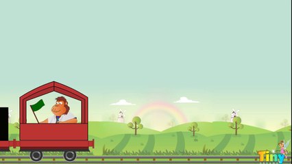 The color train | Learn Colors - Tiny Train Kids Song.