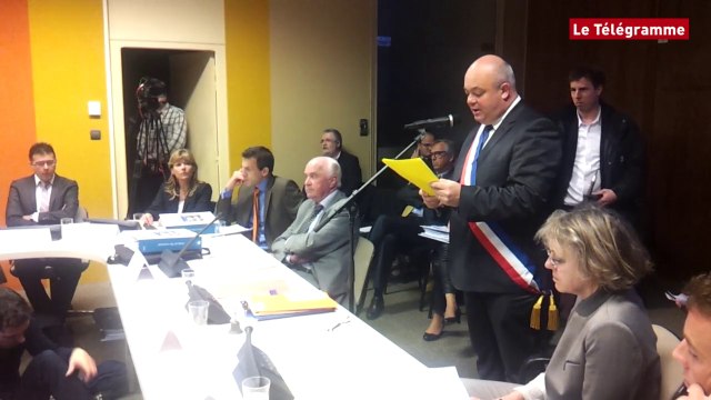 Quimper. Le premier discours de Ludovic Jolivet