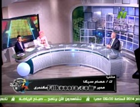 لقاء الإعلاميان طارق رضوان ومنى عبدالكريم مع الناقد رضوان الزياتي 6 أبريل 2014