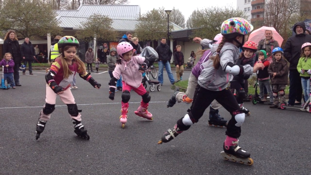 Courses de trottinettes et rolliers