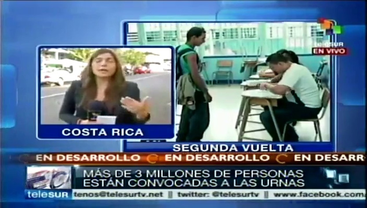 Poco a poco llegan votantes a comicios presidenciales en Costa Rica