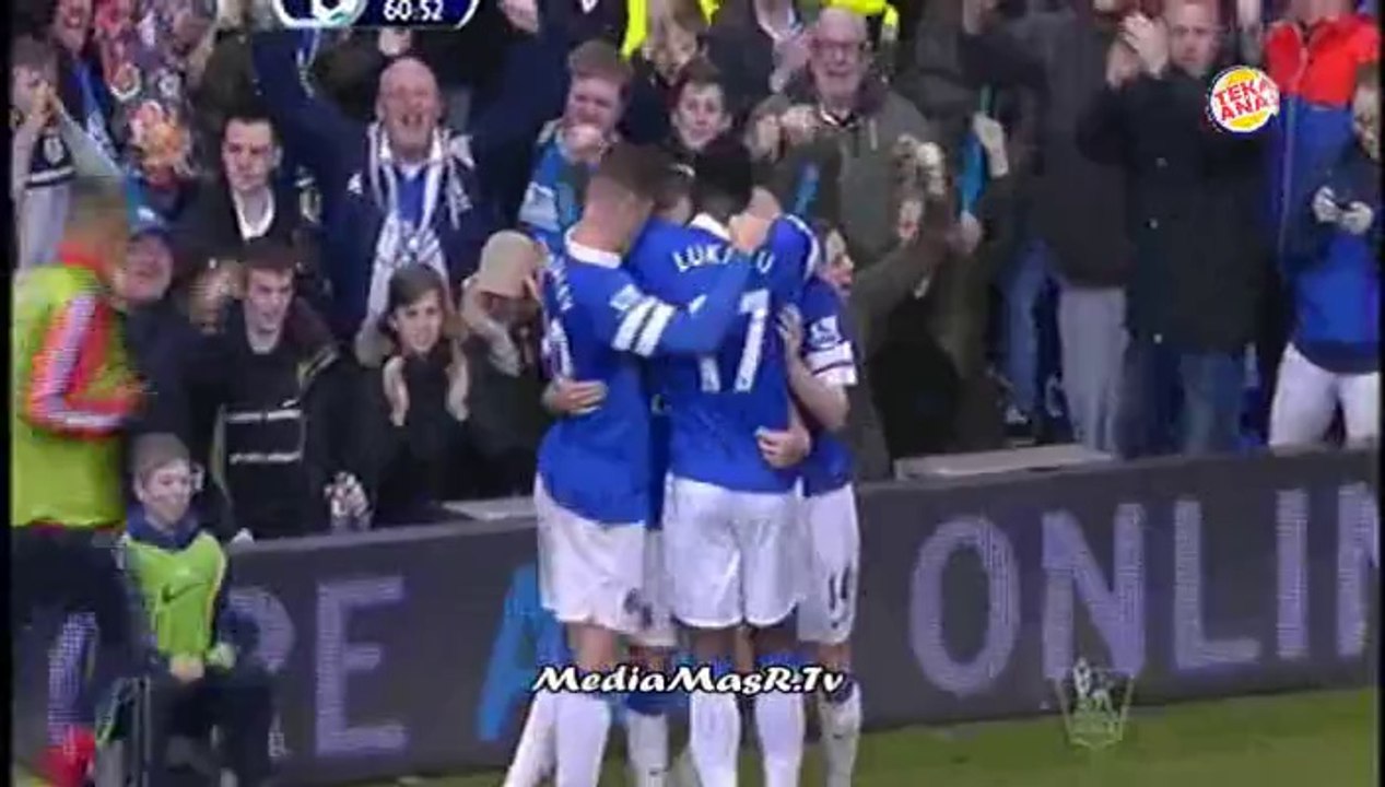 أهداف مباراة ايفرتون 3-0 ارسنال - الجولة 33 - 6/4/2014