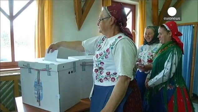 Macaristan'da halk genel seçim için sandık başında